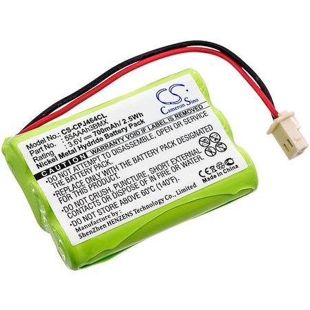 Bsc Preferred Dualphone RTX3045 VOIP-Skype 700mAh Cordless Phone Replacement Battery CS-CPJ464CL.30